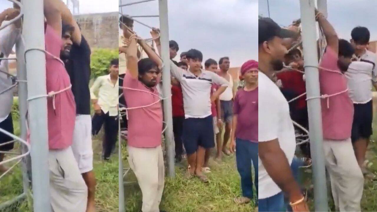 Villagers tie technician to tower over poor network