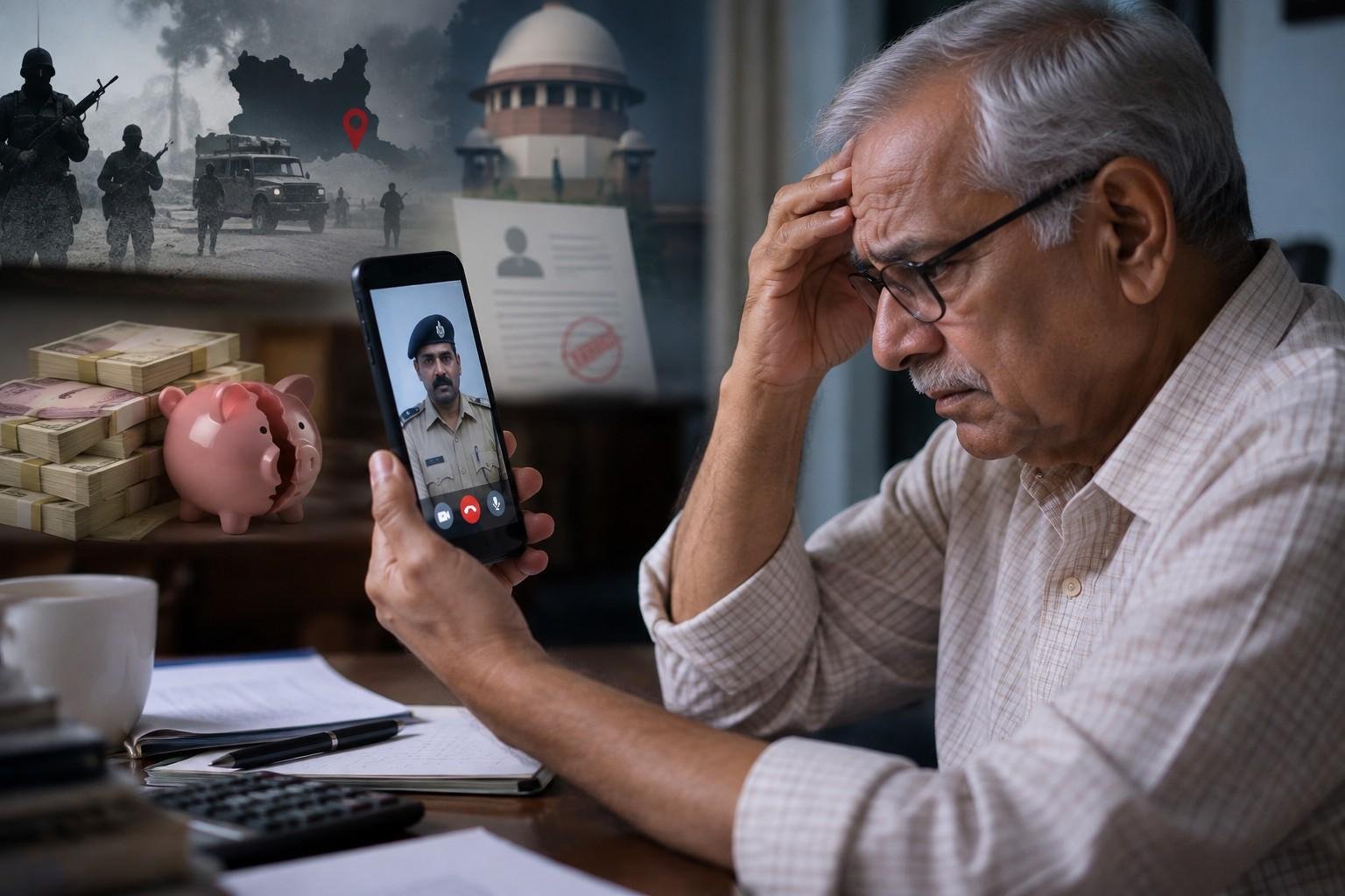 Retired transport dept official duped of ₹14L in digi arrest scam
