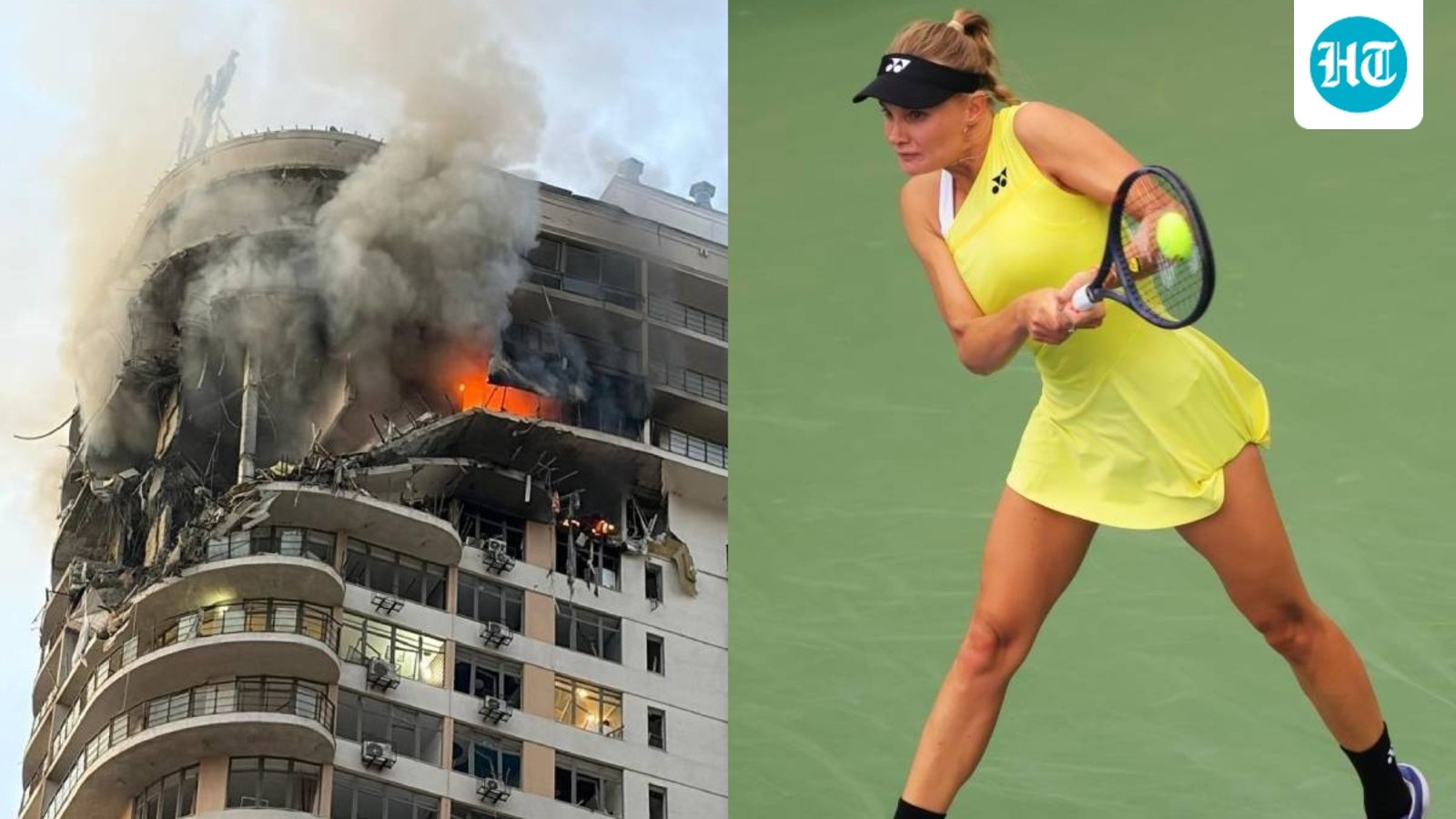 Ukrainian tennis star shares horrific images as Russian missile destroys Odesa home: 'Only Roland Garros towel survives'