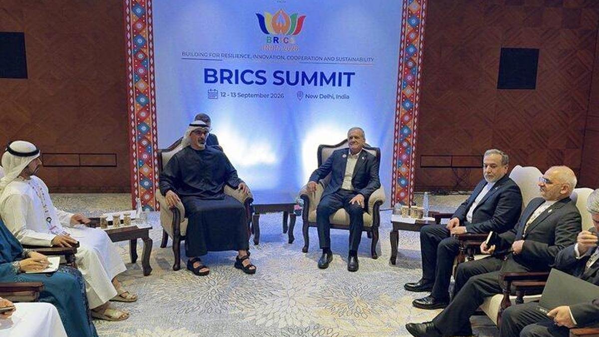 Iran President meets Abu Dhabi Crown Prince amid West Asia hostilities