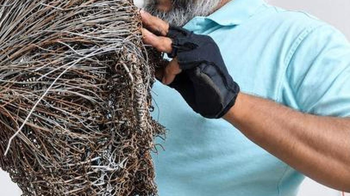 The nuts and bolts of creativity: a sculptor in Chennai experiments with unlikely material