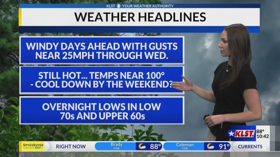 KLST 10pm Weather Forecast: Saturday, September 12th, 2026