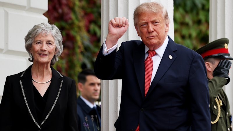 Trump breaks with custom, says he would ‘love’ to see a united Ireland
