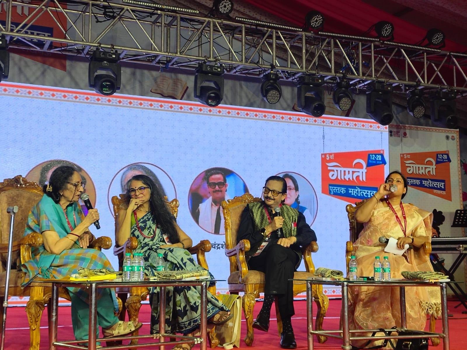 Reels vs reading: Hindi Literary heirs urge youth to return to books at Gomti Book festival