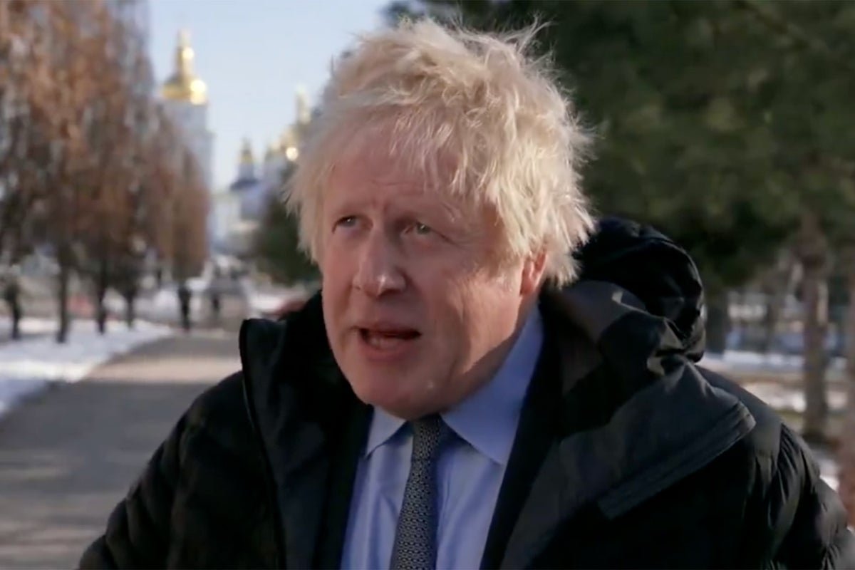 Boris Johnson hits out at Putin after near miss with Russian drone