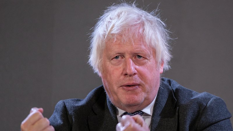 Boris Johnson’s train had just passed a Ukrainian station. Moments later, a Russian drone struck