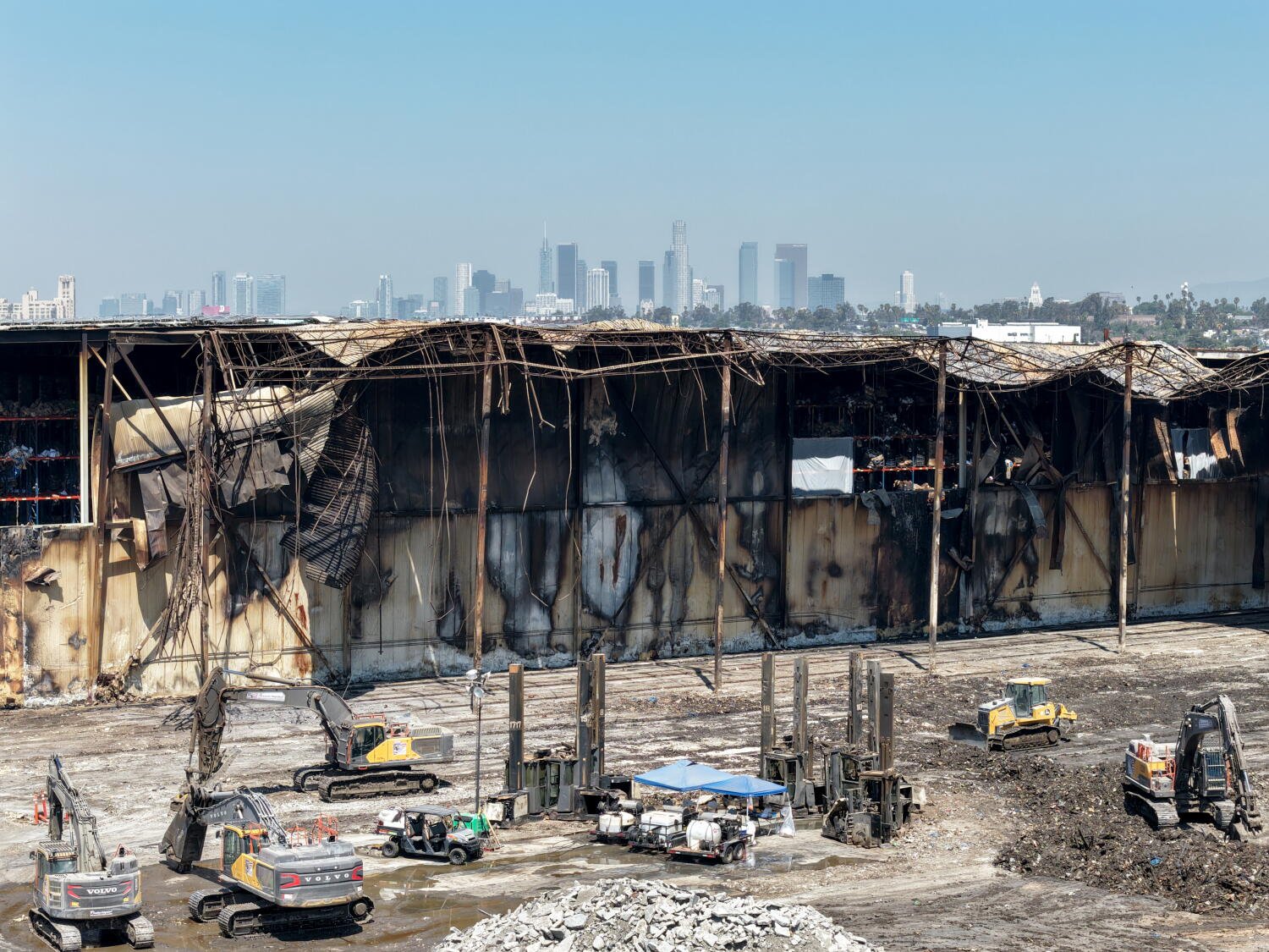 'Convenient scapegoats': Boyle Heights warehouse company fights fire backlash