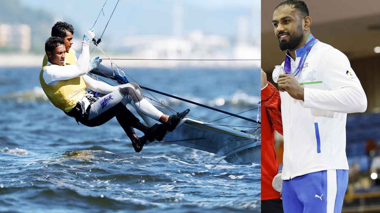 India win sailing, wrestling silver; cricket and hockey teams enter gold medal matches