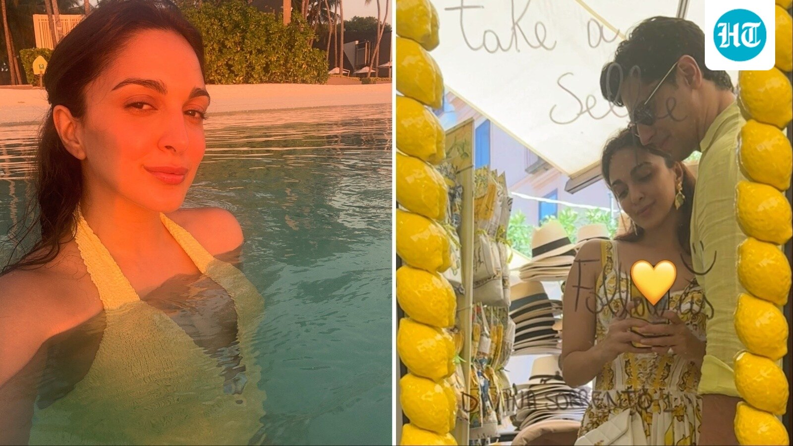 Pregnant Kiara Advani lounges on the beach, clicks Sidharth Malhotra, daughter Saraayah on family holiday; fans gush over her ‘mama glow’. See pics