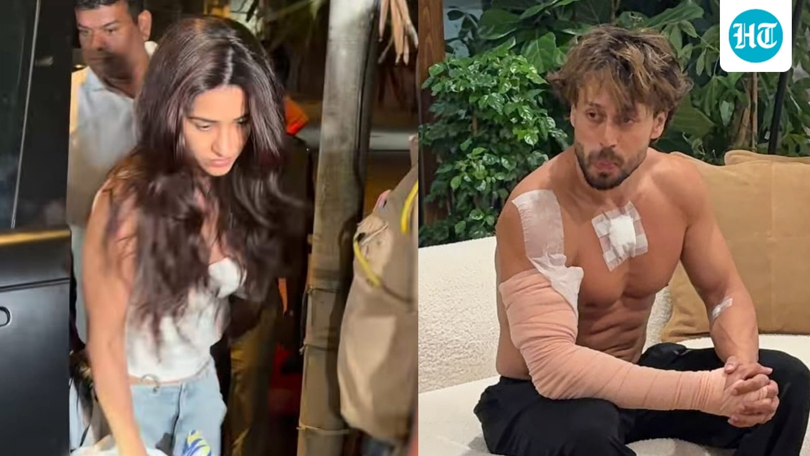 Disha Patani ignores paparazzi, rushes to meet Tiger Shroff at his residence after shooting incident.