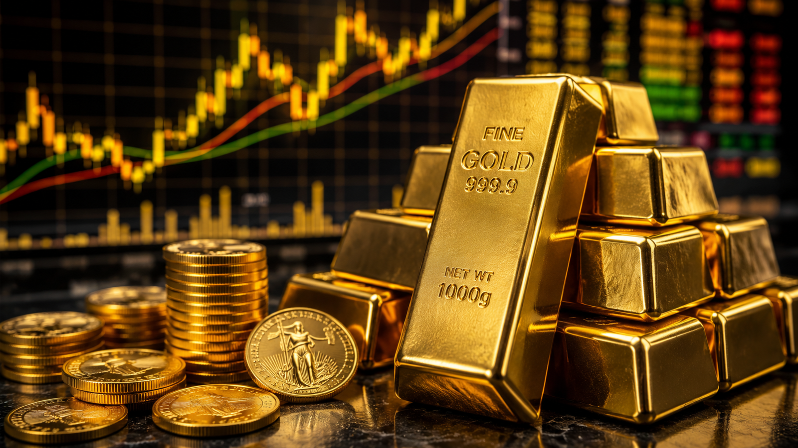 Global Gold Prices Rise as Investors Turn to Safe-Haven Assets